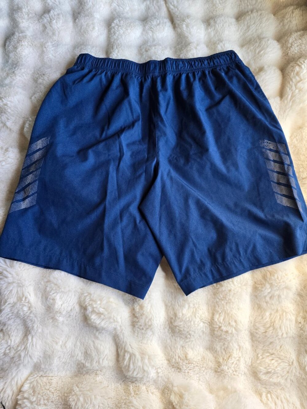 Blue Mens Athletic Shorts